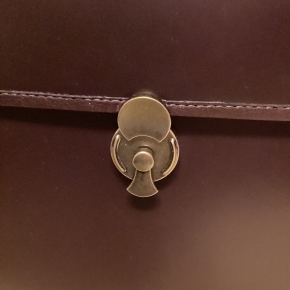 BEARA BEARA VINTAGE LEATHER TOP HANDLE BAG - Picture 4 of 10